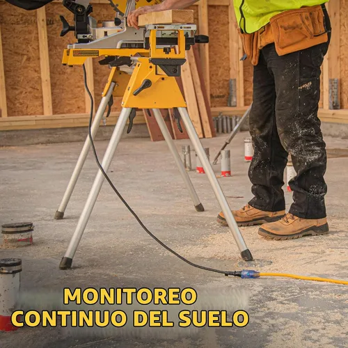 Vista 4 de DEWALT Cable de extensión iluminado de 12/3 SJTW de 15,2 m - Cable de alimentación resistente para exteriores, impermeable, a prueba de inclemencias