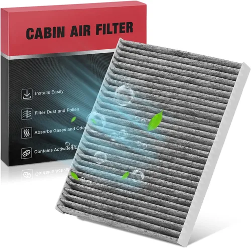 Vista 8 de BDFHYK 2 filtros de aire de cabina CF10136 con carbón activado compatibles con Chevy Uplander 2005-2009, Venture 2001-2005, compatibles con Buick