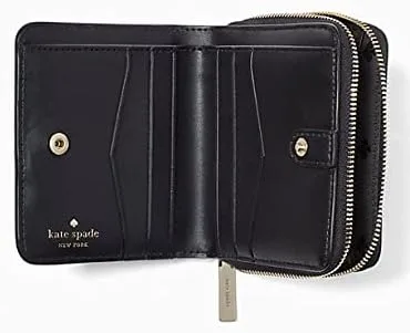 Vista 2 de Kate Spade New York Meow Cat - Cartera pequeña con cremallera alrededor