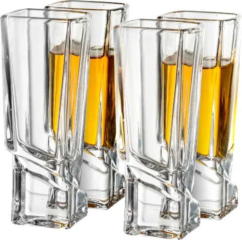 Vista 7 de JoyJolt Carre - Juego de vasos de cóctel de 2 piezas, vasos de Martini de 8 onzas