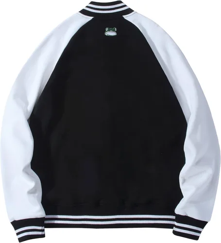Vista 4 de Niepce Inc Chaqueta universitaria de béisbol bordada japonesa para hombre