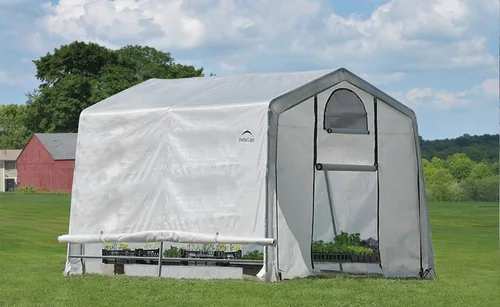 Vista 3 de Shelter Logic Grow it invernadero en una caja de Flujo fácil, Blanco