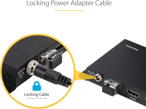 Vista 5 de StarTech.com Kit extensor de fibra HDMI 4K, 4K 60Hz hasta 3300 pies (modo único) o 1000 pies (multimodo) fibra óptica LC, HDR, HDCP, extensor