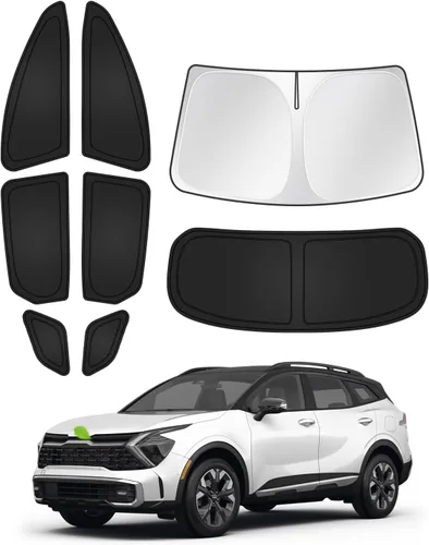 Vista 82 de Canvcle Parasol para parabrisas para Jeep Wrangler JL 2018-2026, accesorios gruesos de 6 capas para Jeep Gladiator JL/2020-2026, protector