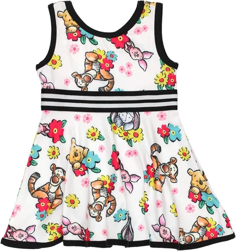 Disney Minnie Mouse y Winnie The Pooh - Vestido sin mangas para bebés y niños pequeños