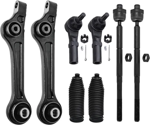 Vista 107 de Detroit Axle - Kit de brazos de control delanteros de 8 piezas para Toyota Sienna 2004-2010, 2 brazos de control inferiores con rótulas, 4 barras