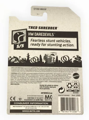 Vista 2 de Hot Wheels Trituradora Tred - Daredevils 136/250 - Azul