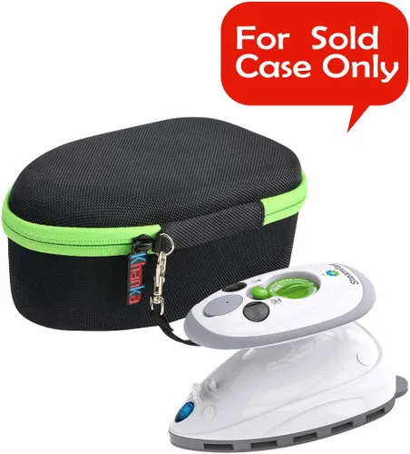 Vista 7 de Khanka Reemplazo de estuche de viaje duro para Steamfast SF-717 Mini plancha de vapor (interior verde)