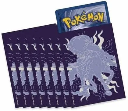 Pokemon Calyrex Shadow Rider - Fundas para cartas - Paquete de 65 - Chilling Reign Elite Trainer Box Exclusive
