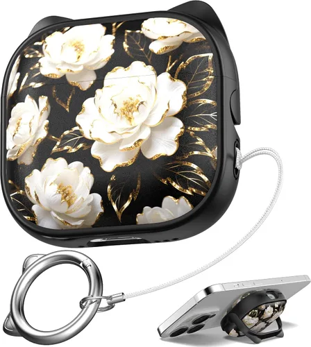 Vista 44 de Funda para Estuche de AirPods de 4ª Generación 2024, Grado Militar a Prueba de Golpes, TPU Suave Altamente Transparente Anti-Amarillamiento