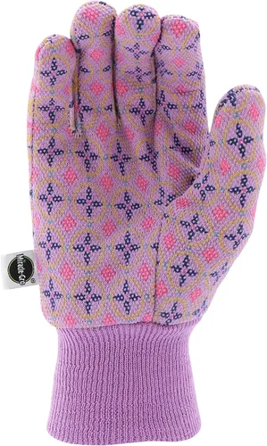 Vista 2 de Miracle-Gro Guantes de trabajo de jardín con palmera punteada para mujer
