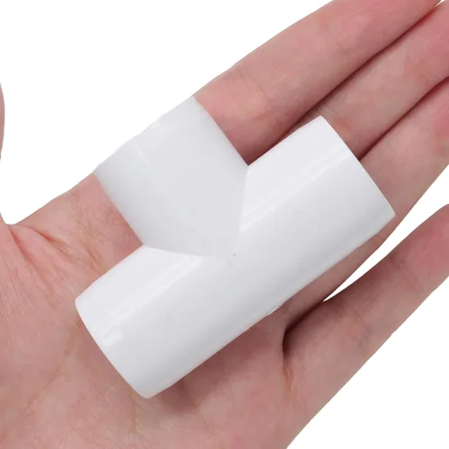 Vista 7 de Litoexpe 4 conectores de codo de PVC de 3 vías de 1/2 pulgada y 3 vías, conector de codo de grado para muebles, conector de tubería en forma de T