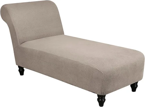 Vista 12 de IMYOGI Fundas elásticas para sofá de alta elasticidad, funda para diván Longue sin brazos para sala de estar, antideslizante, lavable, protector