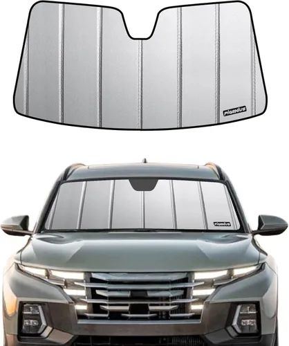 Vista 12 de Pigenius Parasol para parabrisas para Hyundai Tucson 2019-2021, acabado de cuero gris prémium