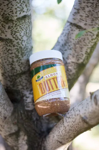 Vista 2 de Snickerdoodle Mantequilla de almendras (16 onzas) de mantequilla de nuez crujiente hecha con almendras pasteurizadas al vapor de la granja familiar