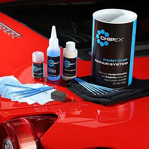 Vista 2 de Chipex Kit de pintura de retoque automotriz compatible con el código de color MERCEDES-BENZ 7769 - Yaxa DUNKELGRAU Reparación de arañazos