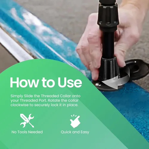 Vista 5 de YOLOtek PERKO - Propiedad de veteranos - Base roscada luces de navegación segura para barco para popa o arco - Accesorios de barco (cuello)