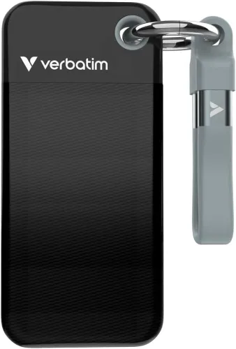 Vista 14 de Verbatim Pocket 512GB SSD externo USB 3.2 Gen 2 Hasta 1000MB/s