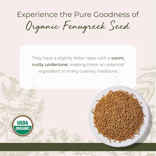 Vista 2 de Starwest Botanicals Fenugreek Granos de semillas orgánicas
