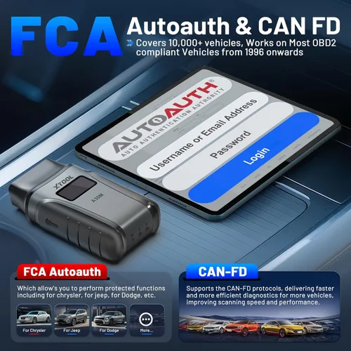 Vista 8 de Herramienta de diagnóstico del escáner OBD2 XTOOL Anyscan A30M V2.0, herramienta de escaneo bidireccional inalámbrico 2026 con actualizaciones