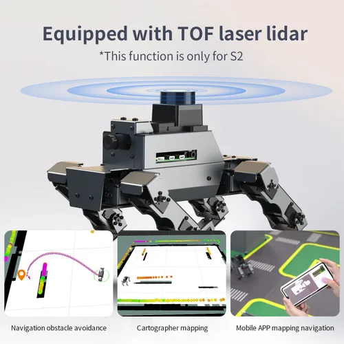 Vista 5 de Yahboom Raspberry Pi 5 Adultos AI Modelo Grande Robot Perro Python Programación 12 articulaciones Biónico Perro Mecánico DOGZILLA Reconocimiento