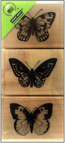 Vista 3 de Hero Arts E6370 Sellos de madera, celebra los osos de la tierra