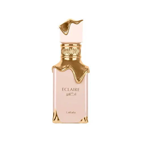Lattafa Eclair - Vainilla, Caramelo, Dulce, Floral - Eau de Parfum Fragancia de Larga Duración para Mujeres, 3.40 Onzas / 100 ml