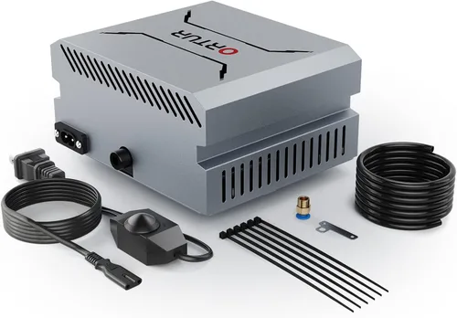 ORTUR Asistencia de aire para cortador láser, potente bomba de asistencia de aire de 0-50L/min para ORTUR Laser Master 3 y Laser Master 2 Pro LF,