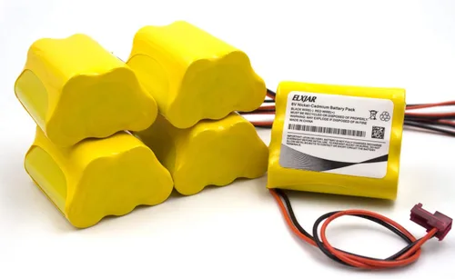 Paquete de 5 baterías AA Ni-CD de 6 V de repuesto para Sure-Lite 026-149, SL026-149, SL 026-149, ANIC1204, Energizer 41B020AF17201, Dantona