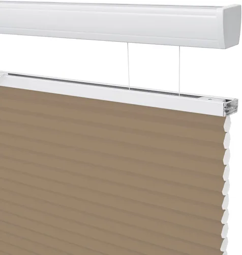 Vista 10 de Persianas celulares opacas con diseño de panal de abeja, persianas inalámbricas para ventanas de oscurecimiento de habitación, fácil de instalar
