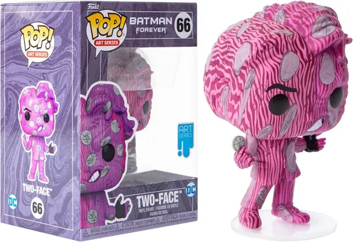 Vista 3 de Figura de héroes de Batmen Pop exclusiva con Batman Half Hush + Superman compuesto DC Comics 2 artículos