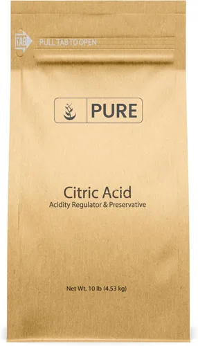Vista 8 de Ingredientes Originales Puros Ácido Cítrico (0.45 kg) Embalaje Ecológico, Natural, Seguro para Alimentos
