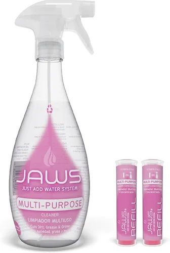 Vista 5 de JAWS Paquete de recarga de limpiador multiusos. Incluye 2 cápsulas de repuesto. Suministros de limpieza recargables.