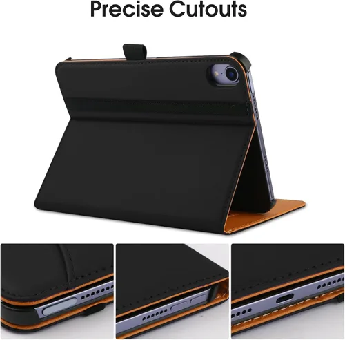 Vista 7 de Funda para iPad mini 7 (A17 Pro) 2024, iPad mini 6 2021, iPad mini 7ª/6ª generación de 8.3 pulgadas, funda de piel sintética de alta calidad