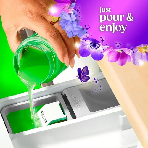 Vista 10 de Gain Detergente líquido para ropa con defensa del olor, aroma Moonlight Breeze, detergente líquido y jabón para lavadoras HE, 60 onzas líquidas