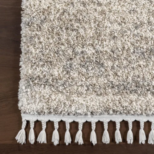 Vista 8 de nuLOOM Brooke - Alfombra contemporánea de pelo, 2 pies 6 pulgadas x 6 pies, color marfil