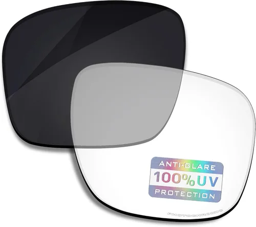 Bowyer Lentes de repuesto para gafas Ray-Ban Meta (Gen 1/2/3) AI Eclipse Gris Fotocrómico Láser