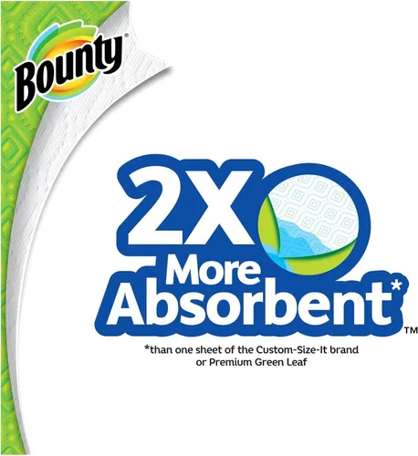 Vista 4 de Bounty Select-a-Size - Toallas de papel, color blanco, 12 rollos (paquete de 1)