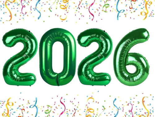 Vista 222 de Globos del números 0 de 40 pulgadas para formar los números 10, 20, 30, 40, 50, 60, 70, 80, 90, 100, para decoración de cumpleaños, bodas, eventos