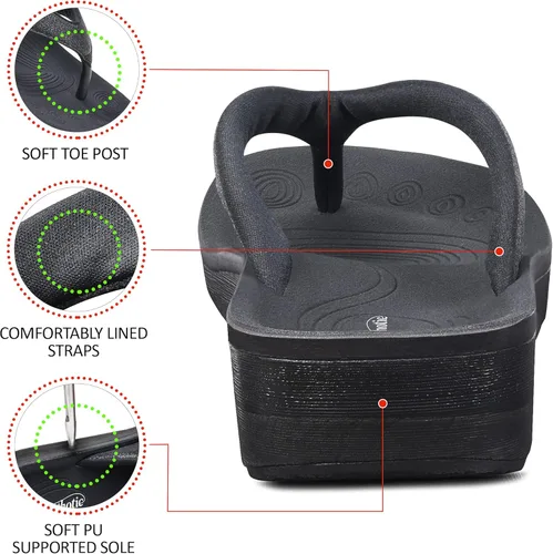 Vista 5 de Sandalias pata de gallo ortopédicas para mujer de Ravine.