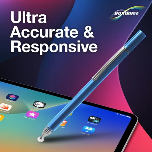 Vista 3 de BoxWave Lápiz óptico compatible con Chuwi HiPad Max – FineTouch - Lápiz capacitivo superpreciso, color azul lunar