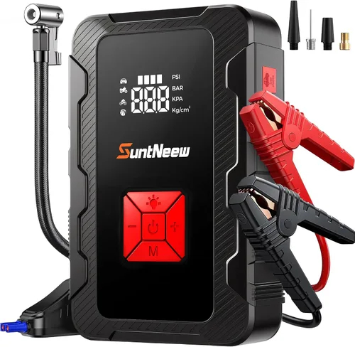Arrancador de salto 5000A 20000mAh con compresor de aire 160PSI