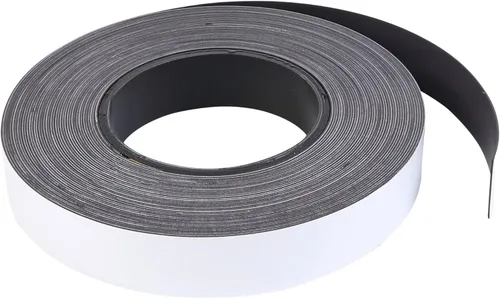 MasterVision Rollo de cinta magnética de borrado en seco, 1" x 50' blanco