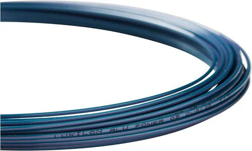 Vista 2 de Luxilon ALU Power 125 - Juego de cuerdas de tenis, color azul océano