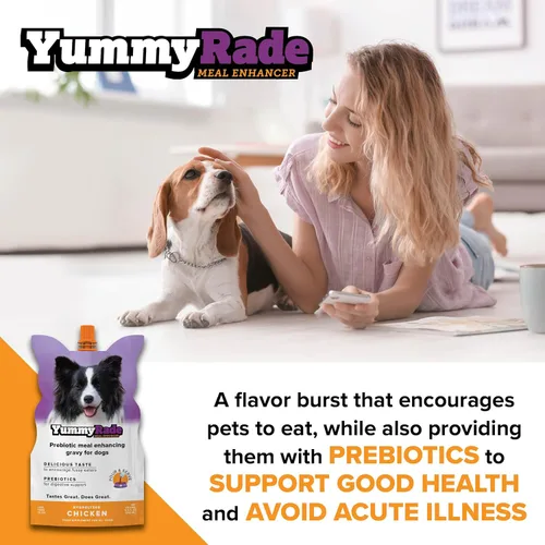 Vista 5 de YummyRade - Decoración de comida para mascotas para comida seca para perros, potenciador de comidas de salsa más saludable y sabroso bajo