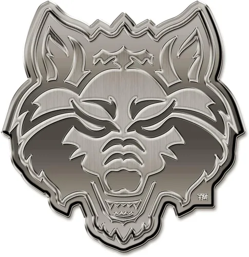 Vista 80 de Rico Industries Emblema de automóvil de níquel antiguo estándar de la NCAA para coche/camión/SUV