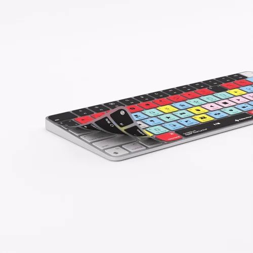Vista 3 de Funda de teclado para Final Cut Pro - Compatible con Apple Magic Keyboard (no numérico) con/sin TouchID - Edición de video mejorada