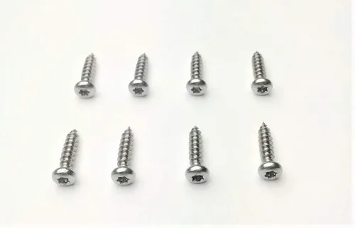 Kit de tornillo Torx de anillo y bisel de faros delanteros de 8 ea. Utilizado para Jeep Wrangler JK 2007 a 2019