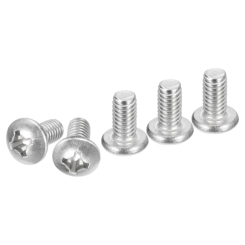 Vista 18 de DTGN Tornillos de máquina de cabeza plana 1/4-20x1, 25 piezas de acero inoxidable 304, Phillips Drive, rosca completa UNC, acabado brillante, kit