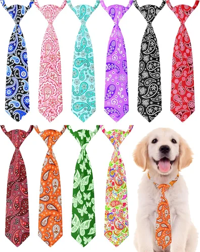 Vista 80 de PET SHOW Paquete de 10 corbatas para perros de feliz cumpleaños